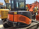 2020 Hitachi ZX50U mini excavator rear view