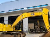 2021 Caterpillar 350 crawler excavator, side profile view