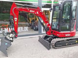 Mole M25ZT mini excavator, side view