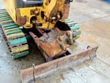 2020 Caterpillar 301.7CR mini excavator front view with blade