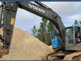 2013 Volvo ECR235DL crawler excavator side view