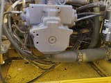 2017 Komatsu PC200-7 crawler excavator engine compartment view