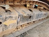 2023 Komatsu PC160-7 crawler excavator track assembly detail