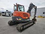 2017 Volvo ECR88D mini excavator rear three-quarter view