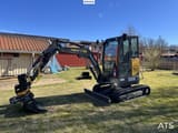 2025 Volvo ECR25D mini excavator, side view