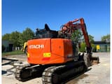 2019 Hitachi ZX135US-6 crawler excavator rear view