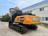 2023 SANY SY215C crawler excavator, rear three-quarter view