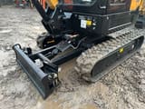 2024 Sany SY18C mini excavator, front undercarriage and blade view