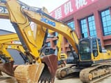 2018 XCMG XE215DA crawler excavator, front three-quarter view