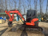 2024 Kubota U50-5 mini excavator, side profile view