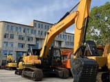 2024 Hyundai R305LC-9S crawler excavator, front three-quarter view