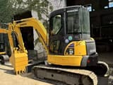 2023 Komatsu PC-55MR mini excavator, side profile view