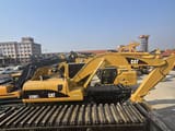 2021 Caterpillar 320CL amphibious excavator, side view