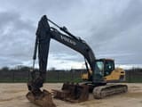 2012 Volvo EC220DL crawler excavator, side view