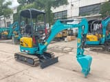 2024 Kubota U17 mini excavator, three-quarter view
