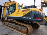 2015 Hyundai R260LC-9A crawler excavator, rear three-quarter view