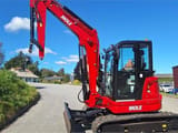 Mole M60ZT mini excavator, side view