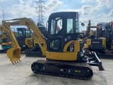 2022 Komatsu PC-55MR mini excavator, side view