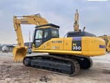 2020 Komatsu PC350 crawler excavator, side view