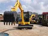 2020 Komatsu 55MR mini excavator, front view