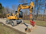 2024 Liebherr A910 Compact Litronic wheel excavator, side view