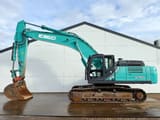 2019 Kobelco SK350LC-10E crawler excavator, side view
