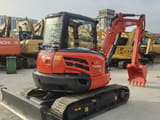2023 Kubota KX165 mini excavator, three-quarter front view