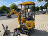 Berger Kraus BK1250JSR mini excavator, rear three-quarter view