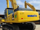 2022 Komatsu PC400-8 crawler excavator, rear three-quarter view