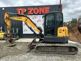 2015 Bobcat E50 mini excavator, side view