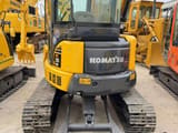 2018 Komatsu PC-55MR mini excavator, front view