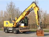 2018 Liebherr LH 22 M material handler with sorting grab and blade, side view