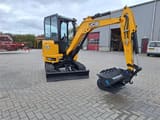 2024 JCB 26C-1 mini excavator, front three-quarter view