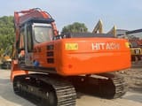 2016 Hitachi Zaxis 200 crawler excavator, rear three-quarter view