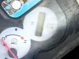 2020 Komatsu PC55MR-5 mini excavator instrument cluster view