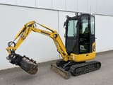 2022 Komatsu PC16R-3HS mini excavator, side view
