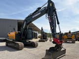 2022 Hyundai HX210AL crawler excavator, side view