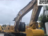 2022 Caterpillar 349D2 crawler excavator, front three-quarter view