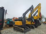 2021 Volvo EC60D mini excavator, side view