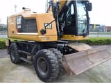 2018 Caterpillar M316F wheel excavator, side view