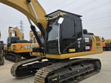 2022 Caterpillar 326D2 crawler excavator, front three-quarter view