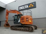 2021 Hitachi ZX225USLC-6 crawler excavator, side view