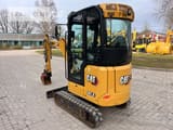 2021 Caterpillar 301.8 mini excavator, rear three-quarter view