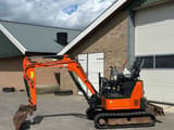2019 Hitachi ZX19U-6 mini excavator, side view