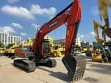 2020 Doosan DX225LCA crawler excavator, front three-quarter view
