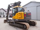 2010 Volvo ECR145D crawler excavator, rear three-quarter view