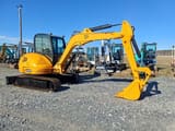 2011 JCB 8056 mini excavator, side view