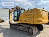 2020 Caterpillar 330-07B crawler excavator, rear three-quarter view