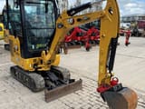 2022 Caterpillar 301.8-05A mini excavator, front three-quarter view