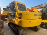 2020 Komatsu PC60 crawler excavator rear three-quarter view